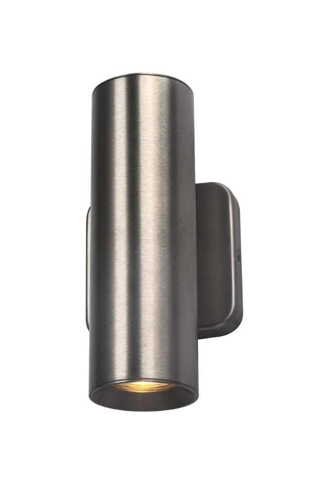 Wandspot in hellem Bronze Megano 2 mit Up- & Downlight