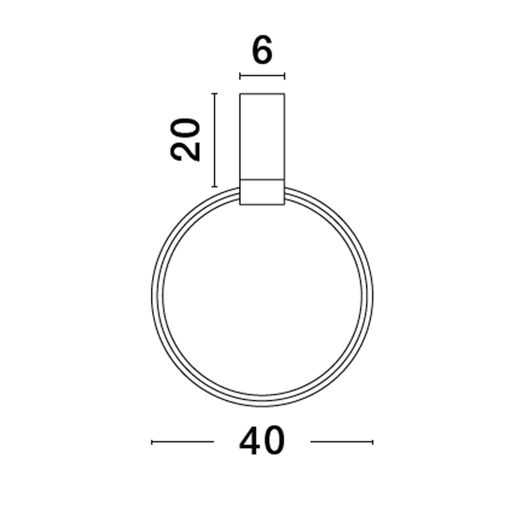 Design-Deckenleuchte Garve weiß Ø 40cm Lyora 5212017431806