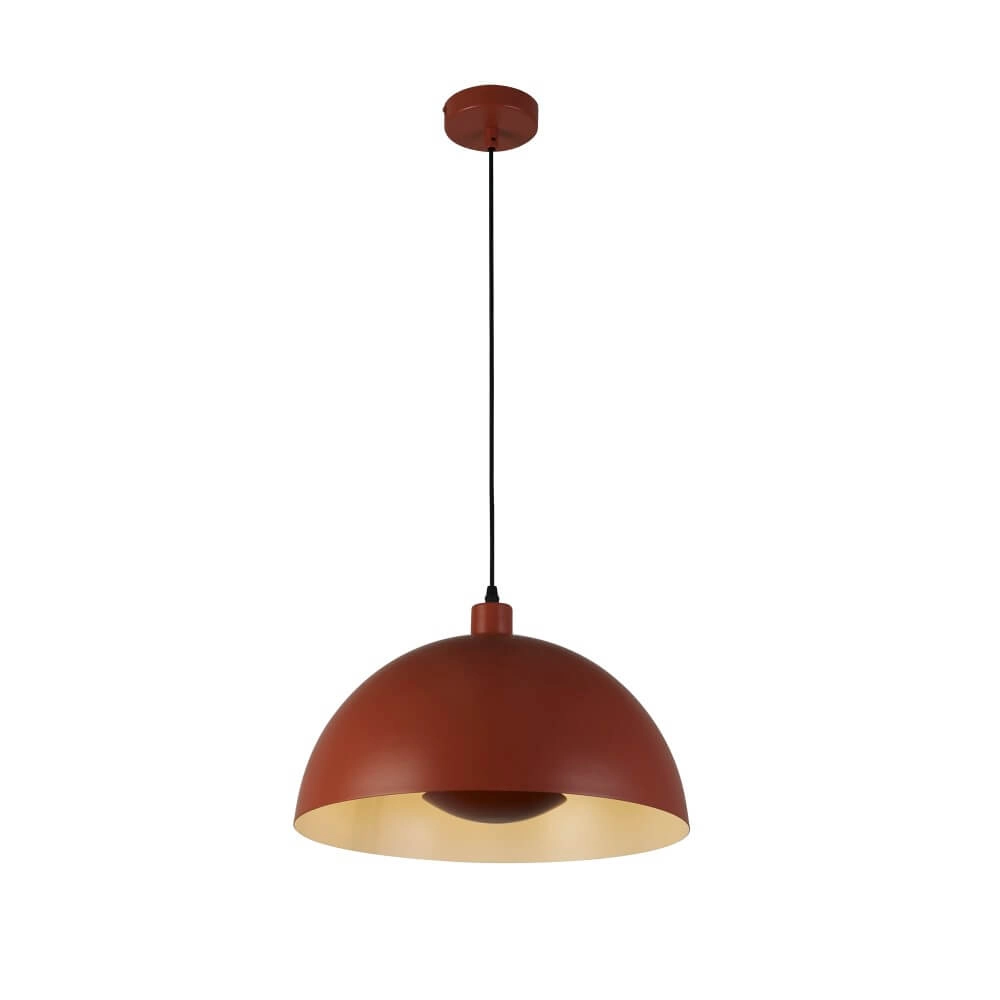 Orange Pendelleuchte Mars Schirm 20cm hoch