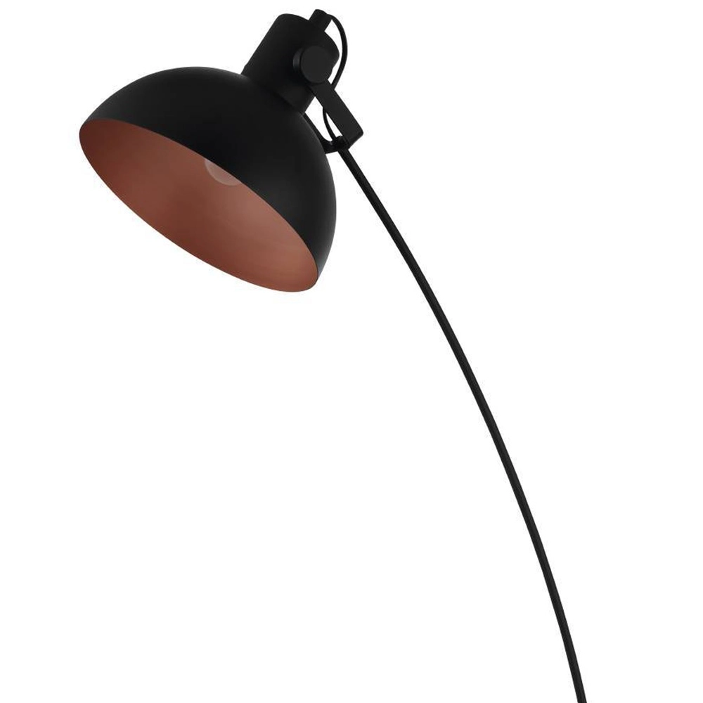Schwarze Bogenlampe Jaafra Verstellbar Eglo 9002759338572