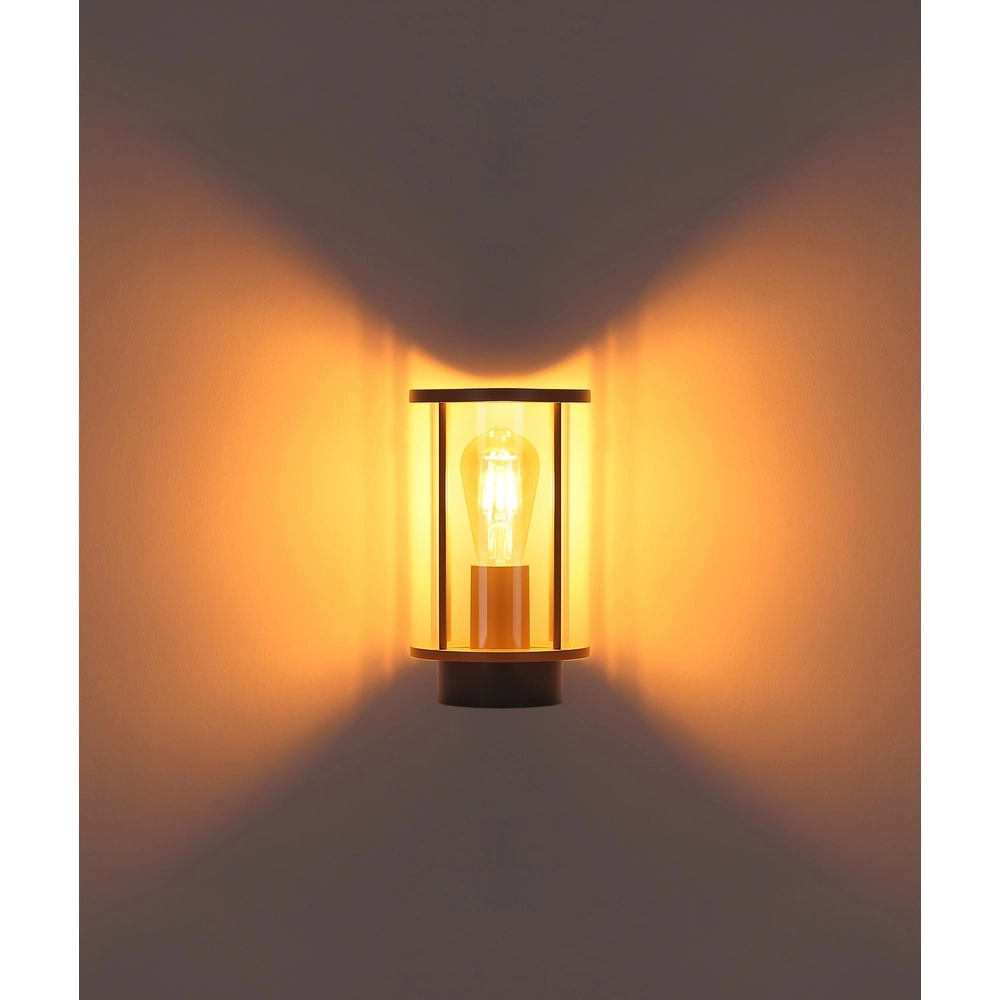Außenwandlampe Gracey Sandbraun Globo 9007371590575