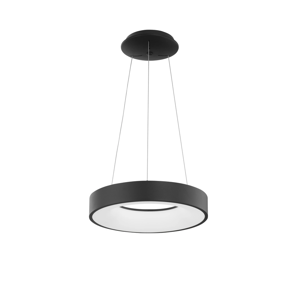 Pendelleuchte Rando Thin schwarz Ø 38cm Lyora 5212017420152
