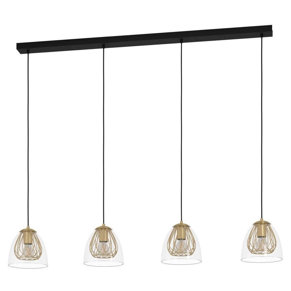 Esszimmerlampe Gold mit Glas Jazminia Stars of Light 9008606221059