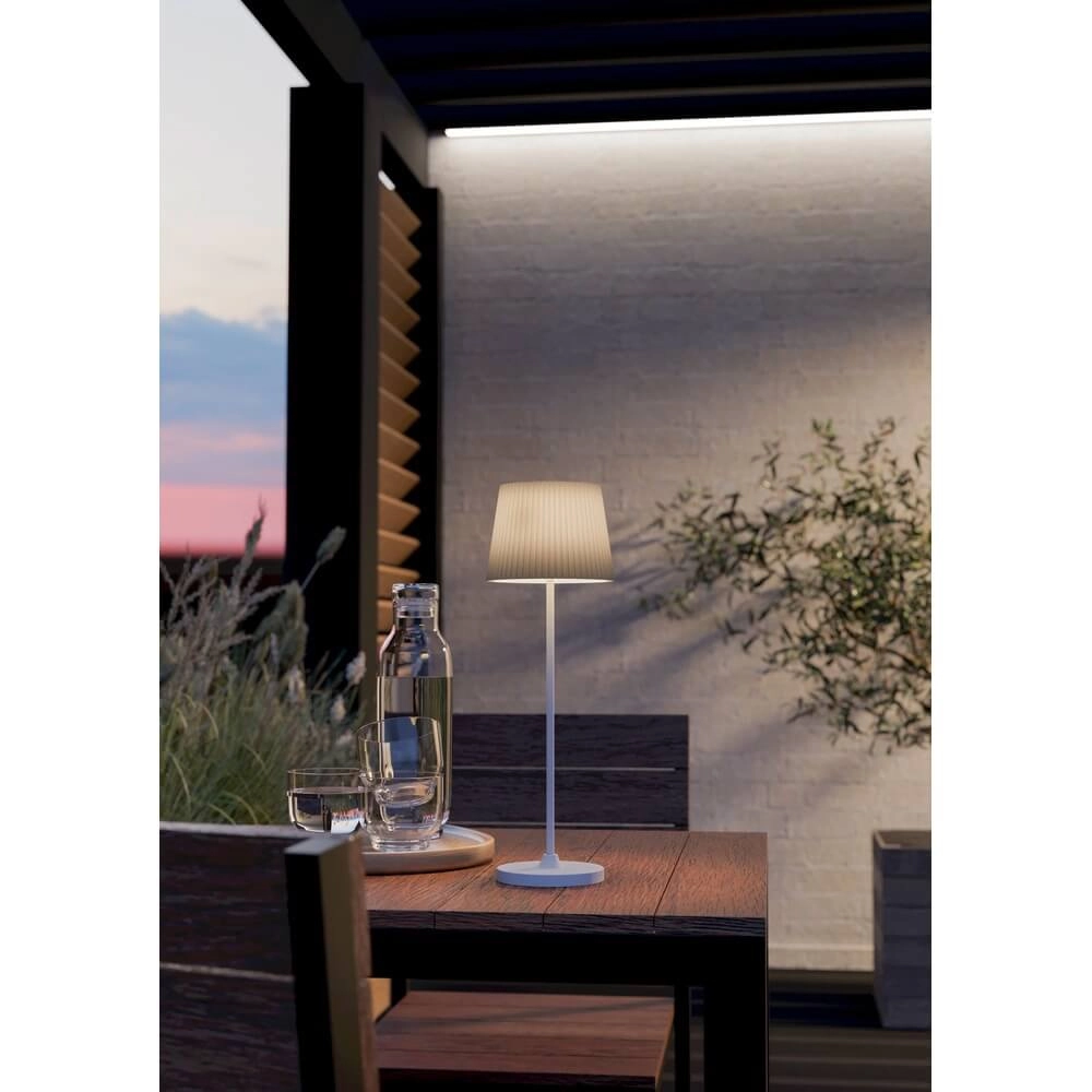 Tischlampe Leonero weiß mit grün Eglo 9002759759339