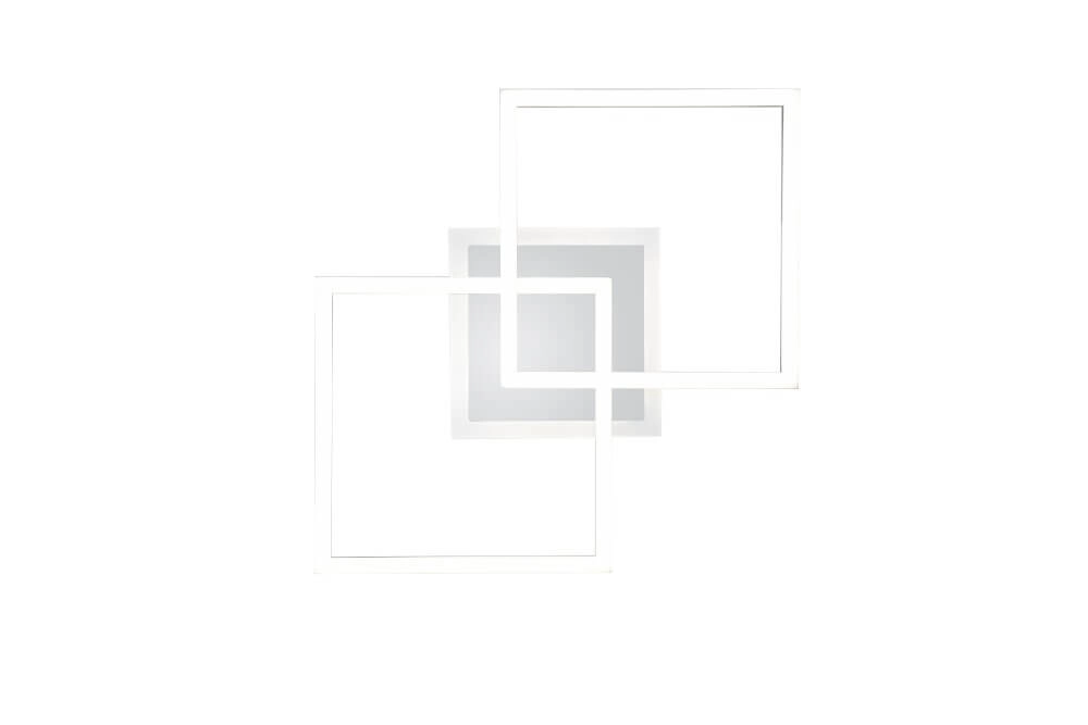 LED-Deckenleuchte Venida Dimmbares 2-flammiges Chrom Trio 4017807521931