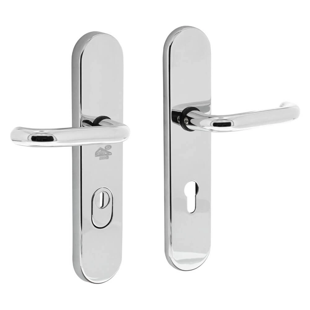 Sicherheitsbeschläge Aurano Kernzugschutz PC 72mm chrom