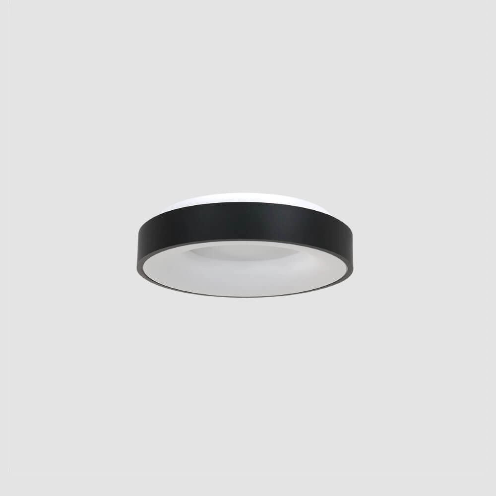 Schwarze Deckenlampe Ringlede Ø 30cm Steinhauer 8712746135770