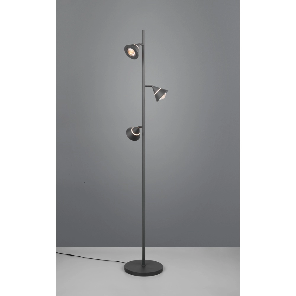 Stehlampe Romeo schwarz Trio 4017807675399