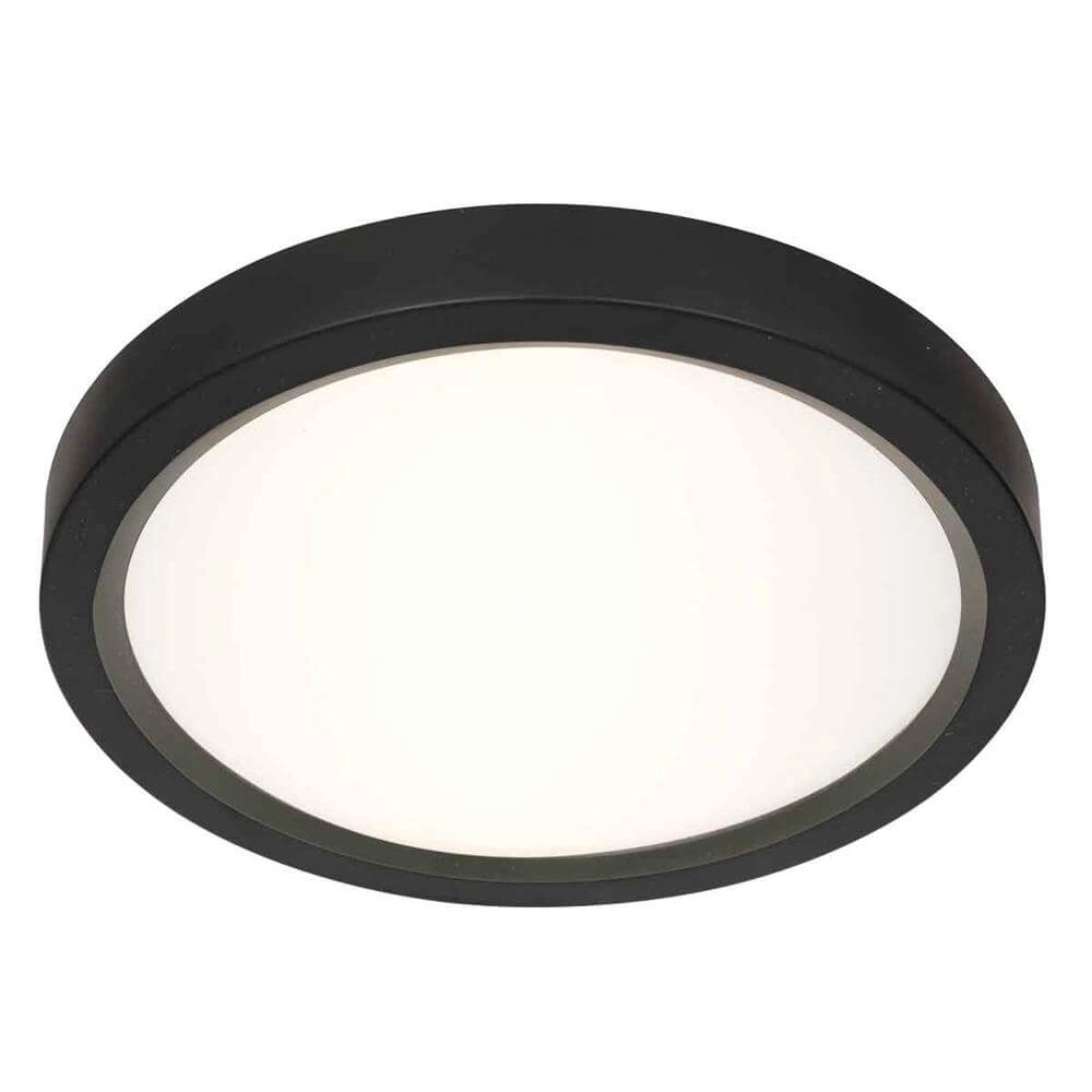 Schwarze Deckenleuchte Walcie Ø 30cm Steinhauer 8712746176599
