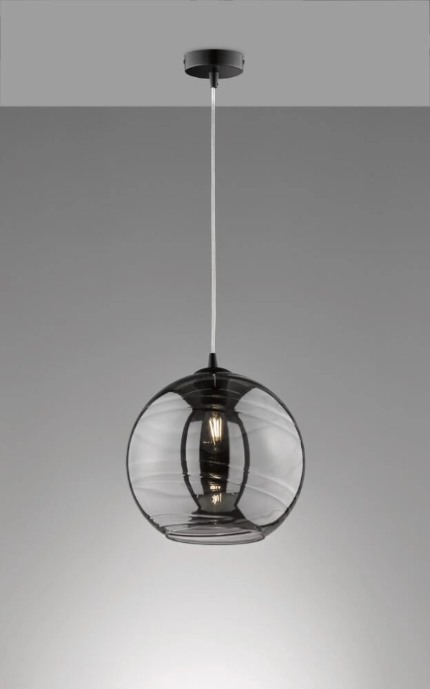 Hängelampe aus Glas Opie Ø 25cm Fischer & Honsel 4003694606677