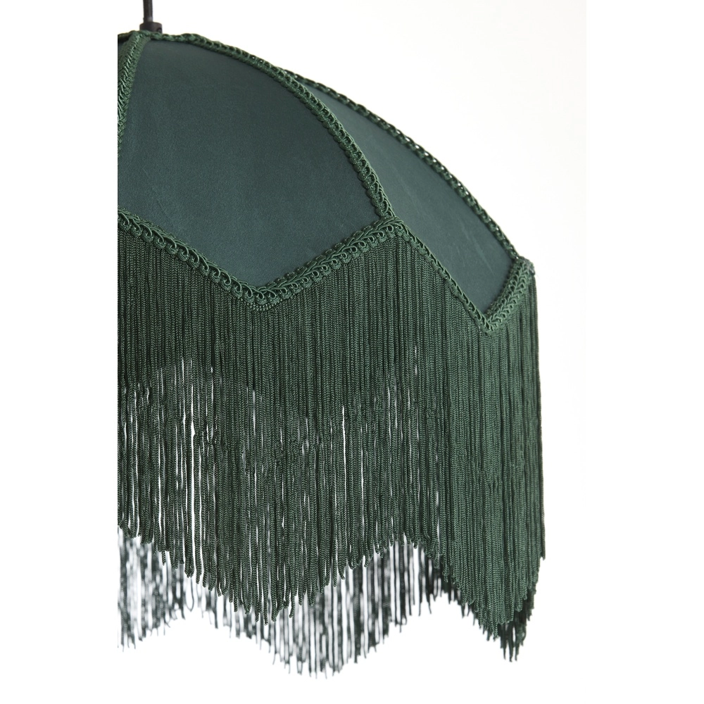 Pendellampe Malacia Ø 40cm – Samtgrün Light & Living 8717807759261