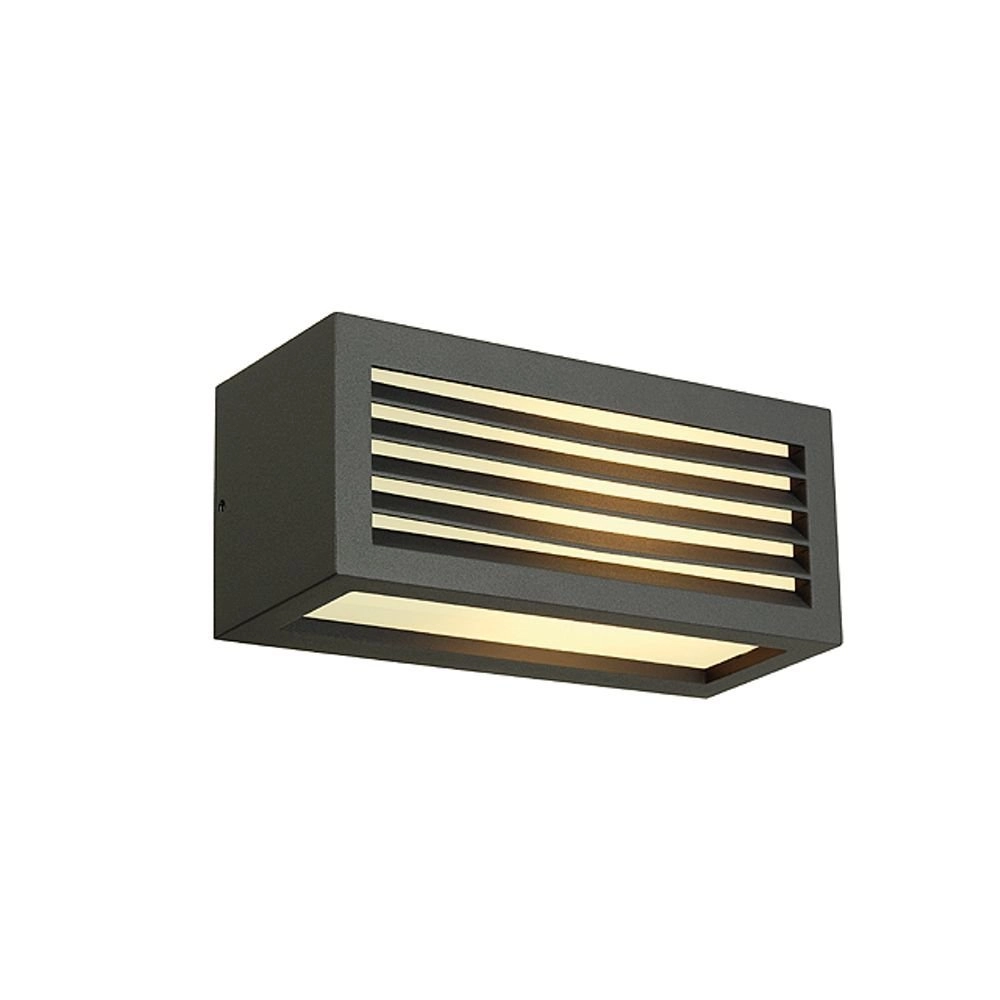 Außenlampe Box L E27 anthrazit