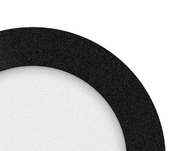 LED-Deckenleuchte Anne 10 W – 2700 K – Ø17 cm schwarz ETH 8720195301592
