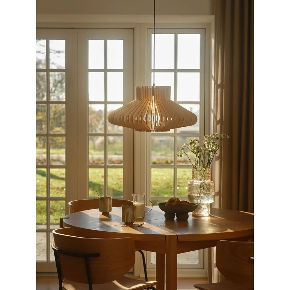 Design-Pendelleuchte Manago Holz Ø 50cm Nordlux 5704924024504
