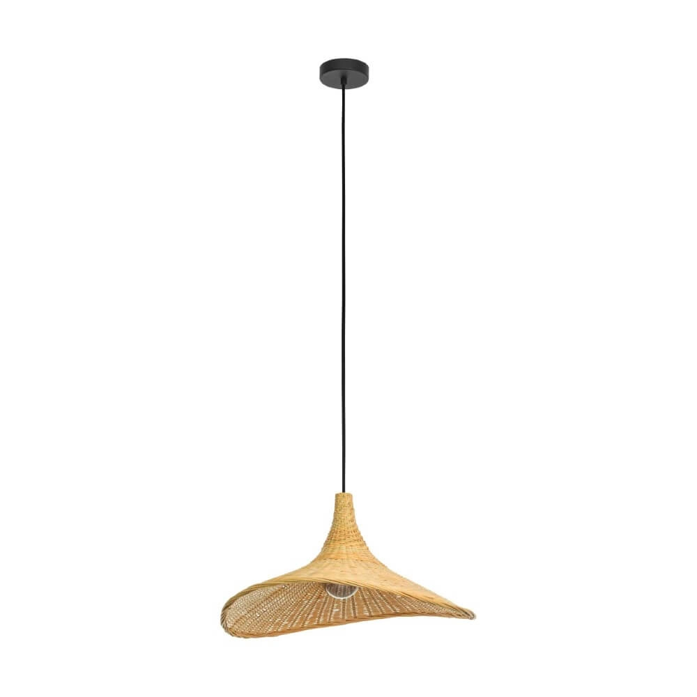 Hängelampe aus Korbgeflecht Haxey Ø 50cm Eglo 9002759438692