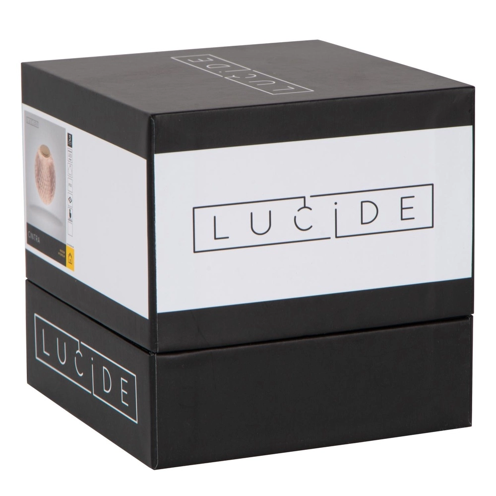 Goldene Tischlampe Cintra Wiederaufladbare Ø 9cm - 2700K Lucide 5411212134486