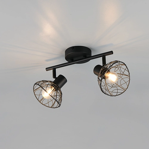 Deckenlampe Yako Doppelschwarz