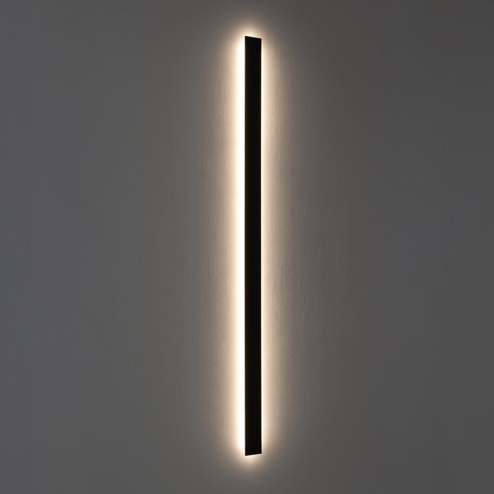 Moderne Wandlampe Comma Led Schwarz 160 cm Lyora 5903139118781