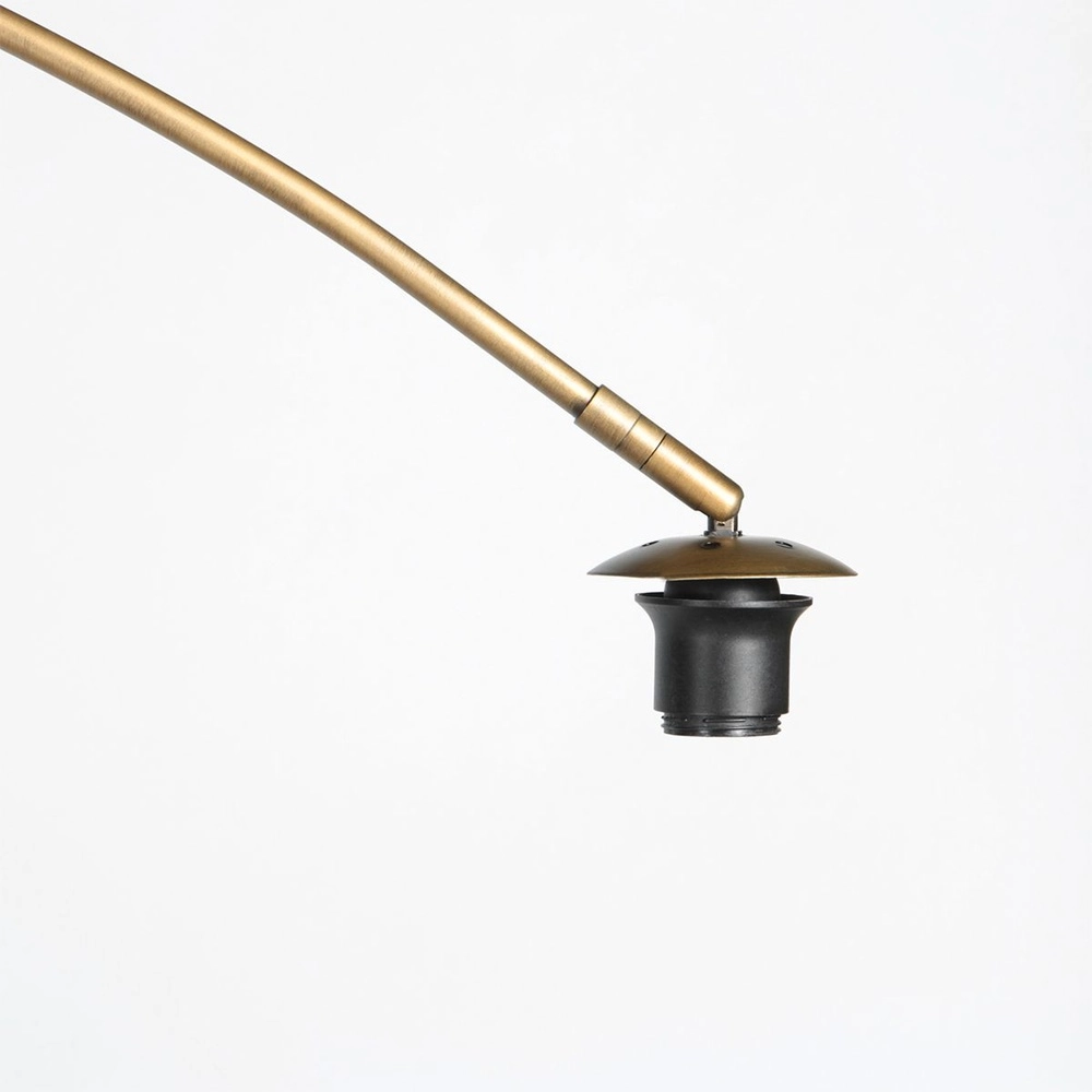 Bogenlampe Sparkled Light Bronze mit schwarzer Kappe Steinhauer 8712746179927
