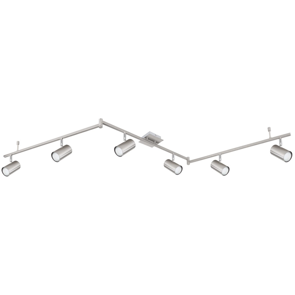 Deckenlampe Robby 6-Licht Nickel Globo 9007371425853