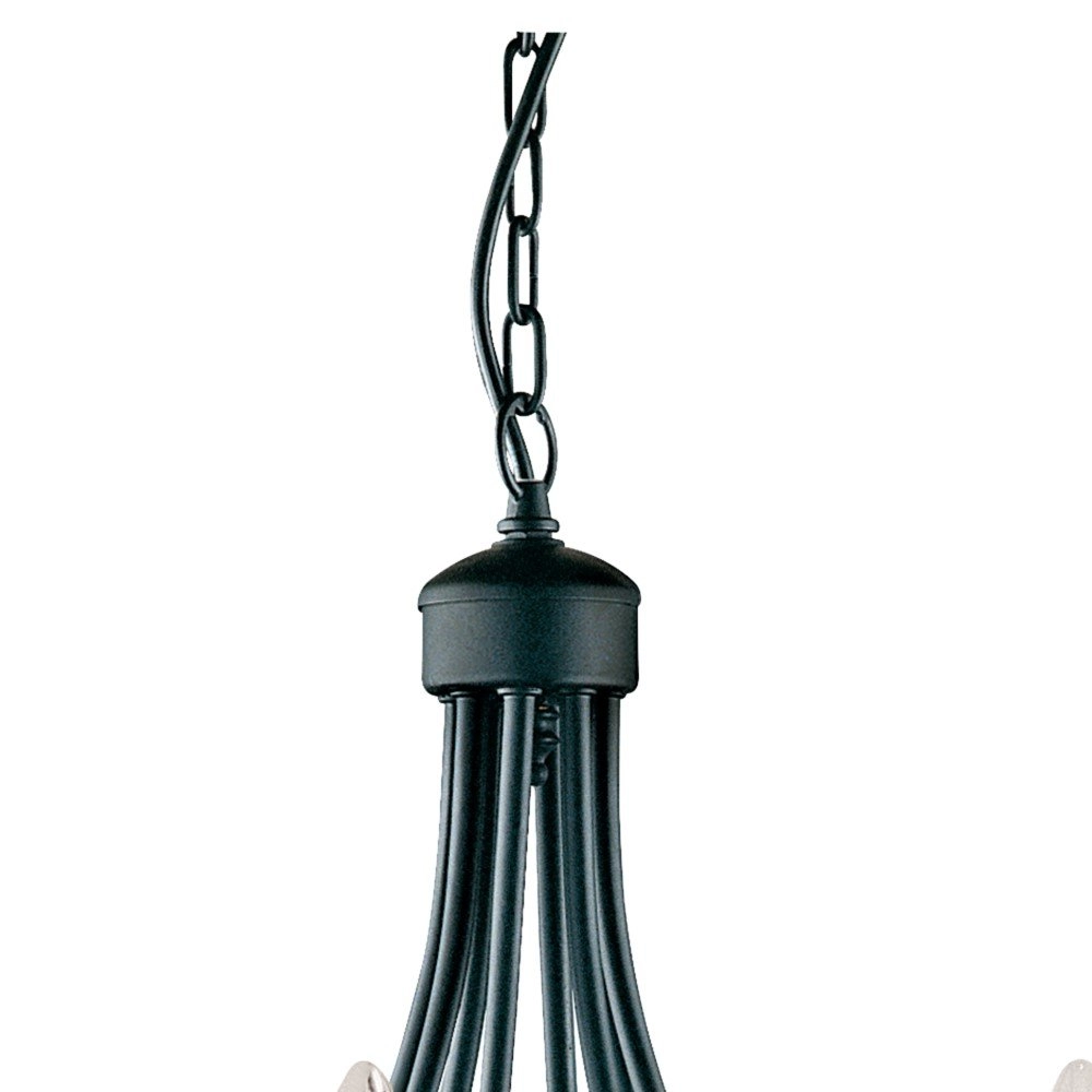 Schwarzer Kronleuchter Maypole 8-Licht Searchlight 5013874221056