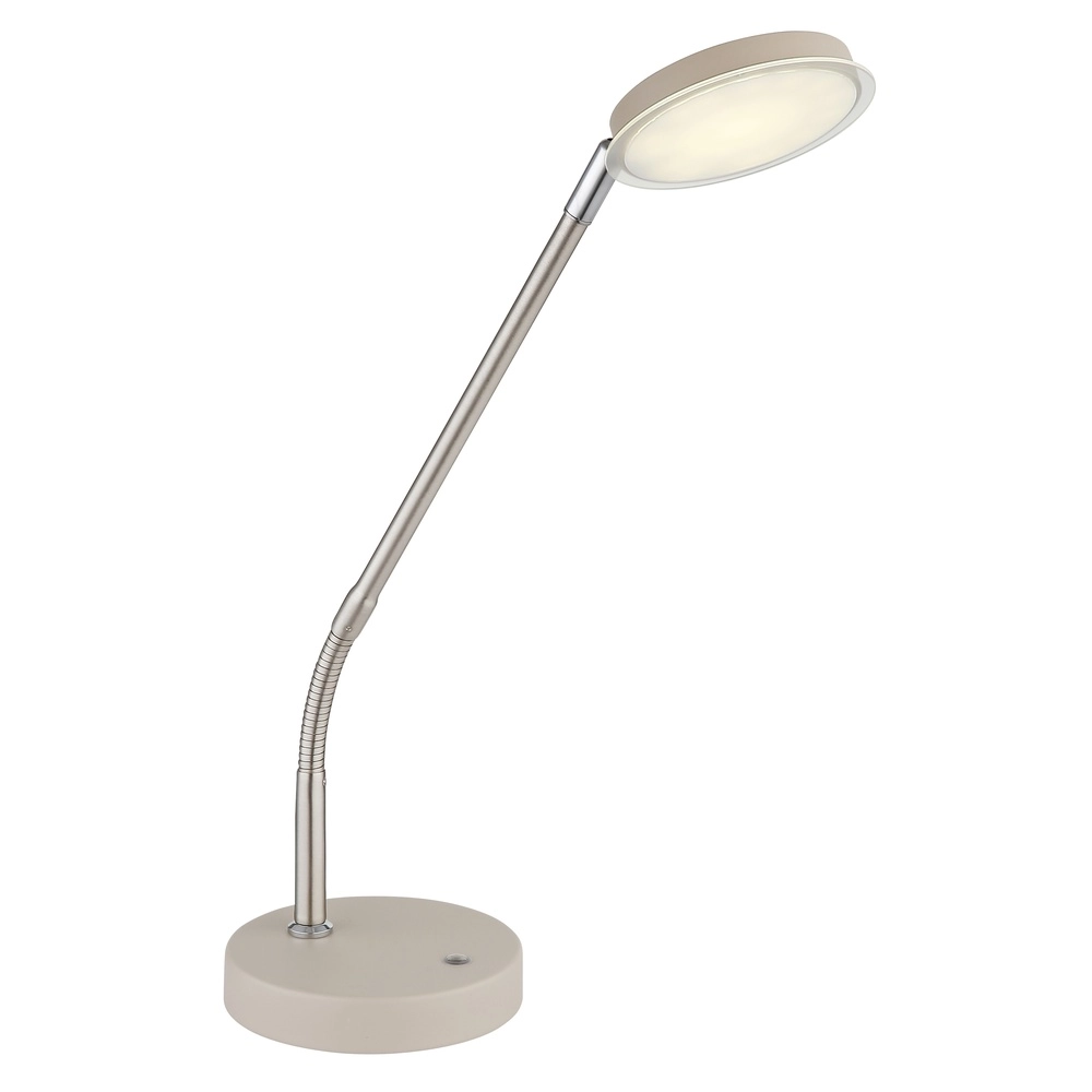Schreibtischlampe Silvio Sandbraun Globo 9007371593033