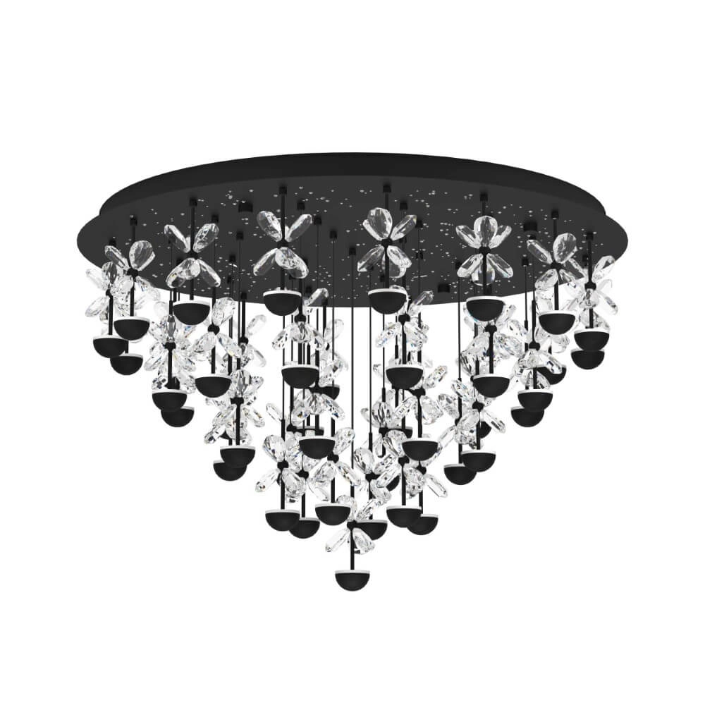 Schwarze Deckenlampe Pianopoli 2 Ø 78cm Stars of Light 9008606270200