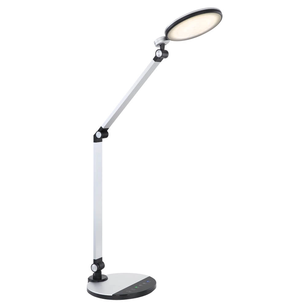 Schreibtischlampe Konsti grau