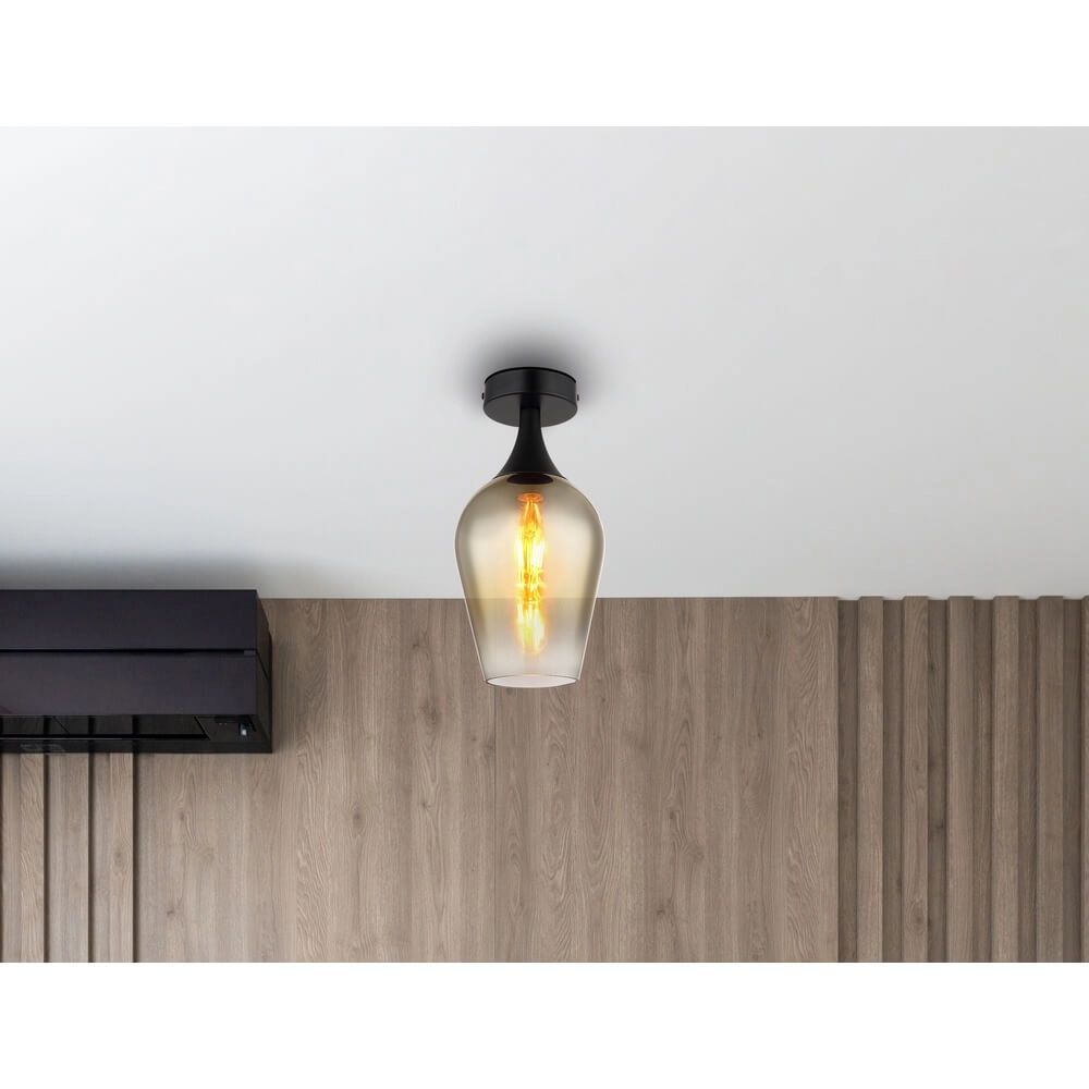 Deckenlampe Lavus grünes Glas Ø 15cm Globo 9007371468201