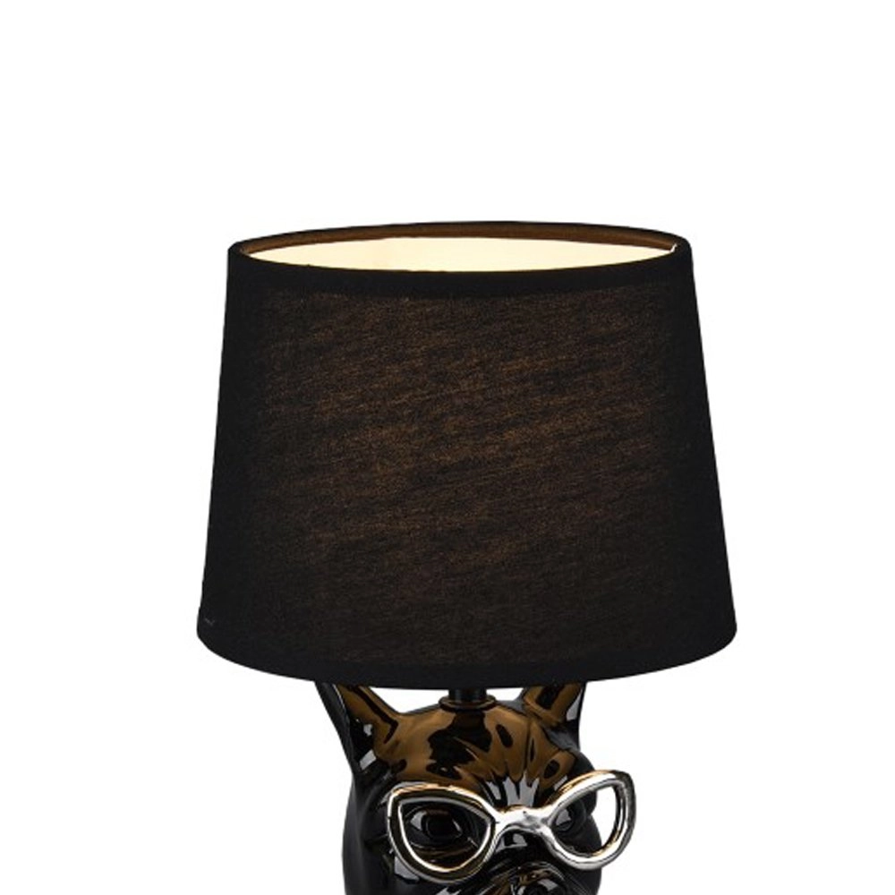 Tischlampe Dosy 23cm schwarz Trio 4017807411713