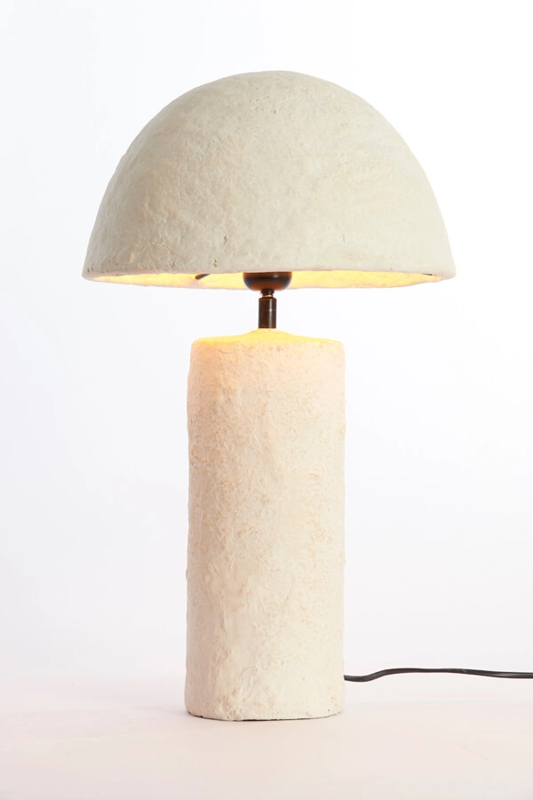 Tischlampe Qazu japandi Ø 30cm Light & Living 8717807700355