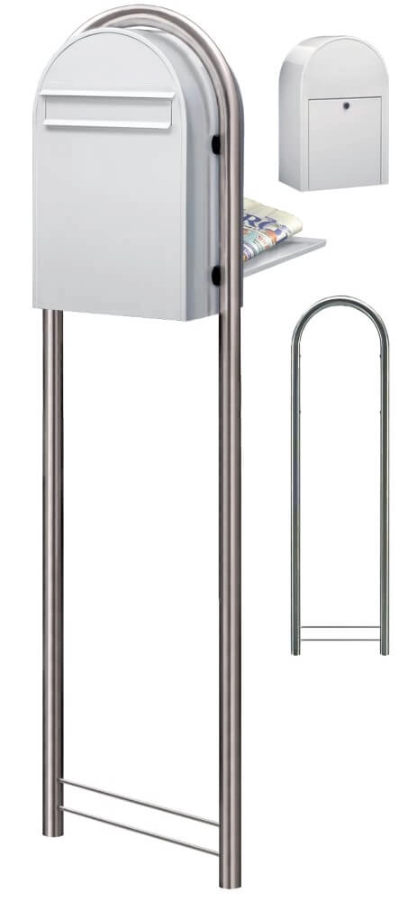 Briefkasten Classic B 9016 Weiß Bobi 6417237006073