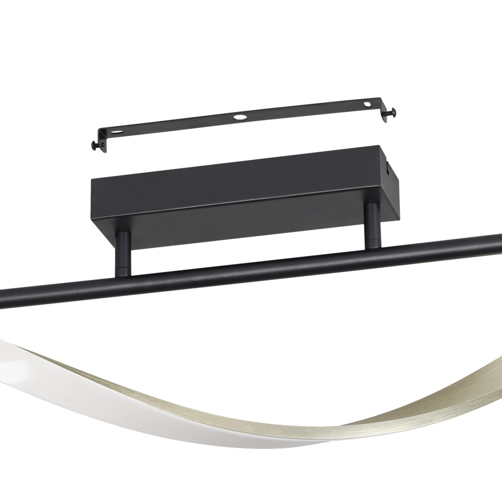 Deckenlampe Conaprato schwarz mit gold Eglo 9008606357345