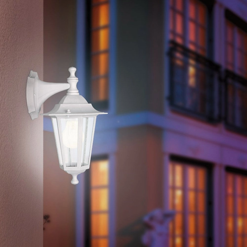 Außenlampe Laterna 5 weiß hängen Eglo 9002759224622