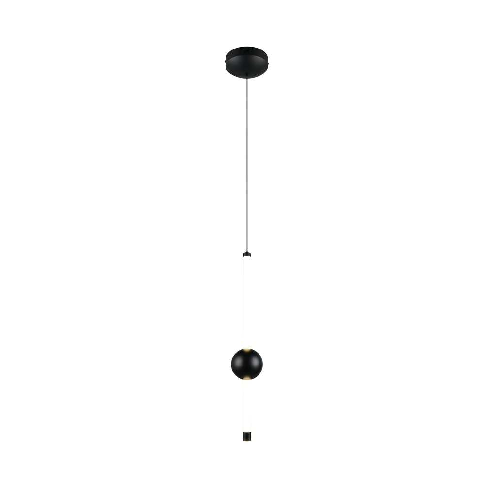 Moderne Pendelleuchte Melita schwarz Trio 4017807661927