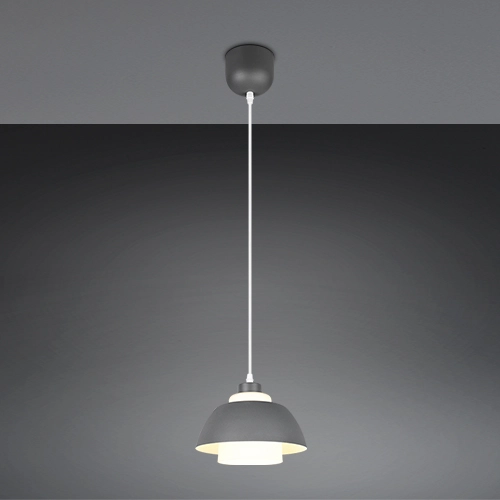Design-Pendellampe Tilos Anthrazit Ø 23 cm