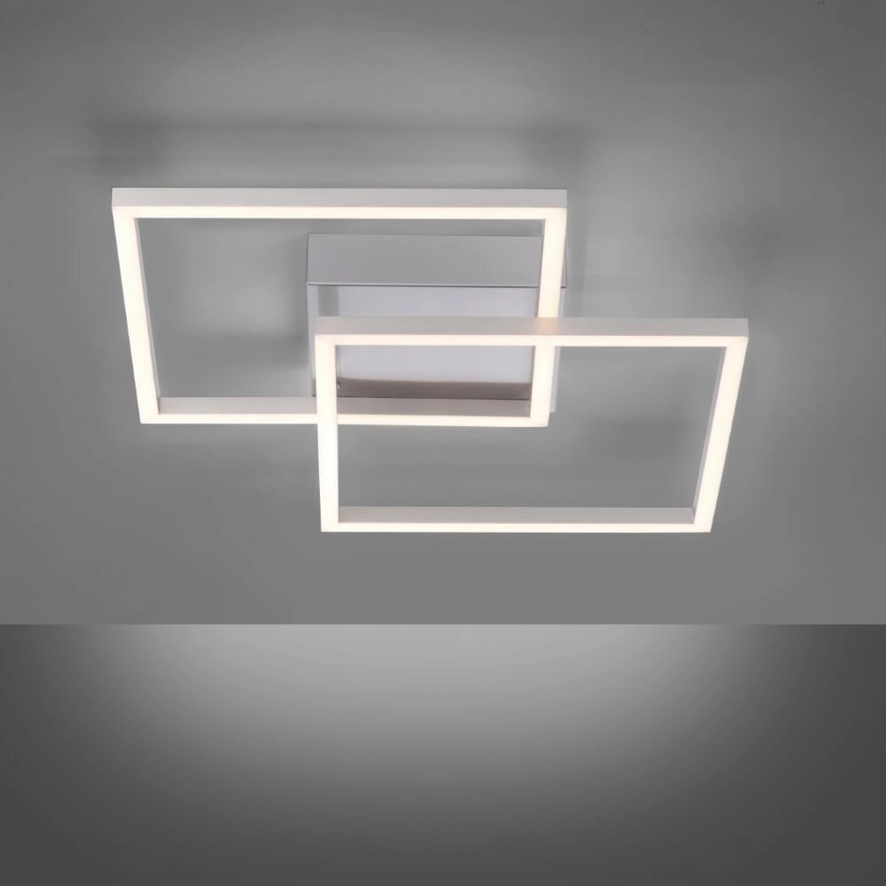 Deckenleuchte Iven 36 cm – 3000 K Edelstahl Just Light 4043689972943