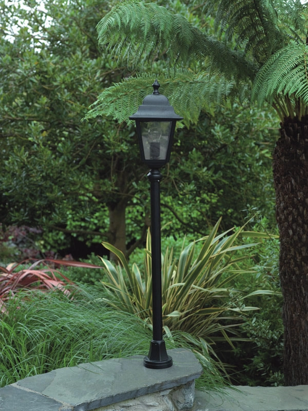 Klassische Terrassenlampe Quadrana 97cm schwarz Franssen 8033239342438