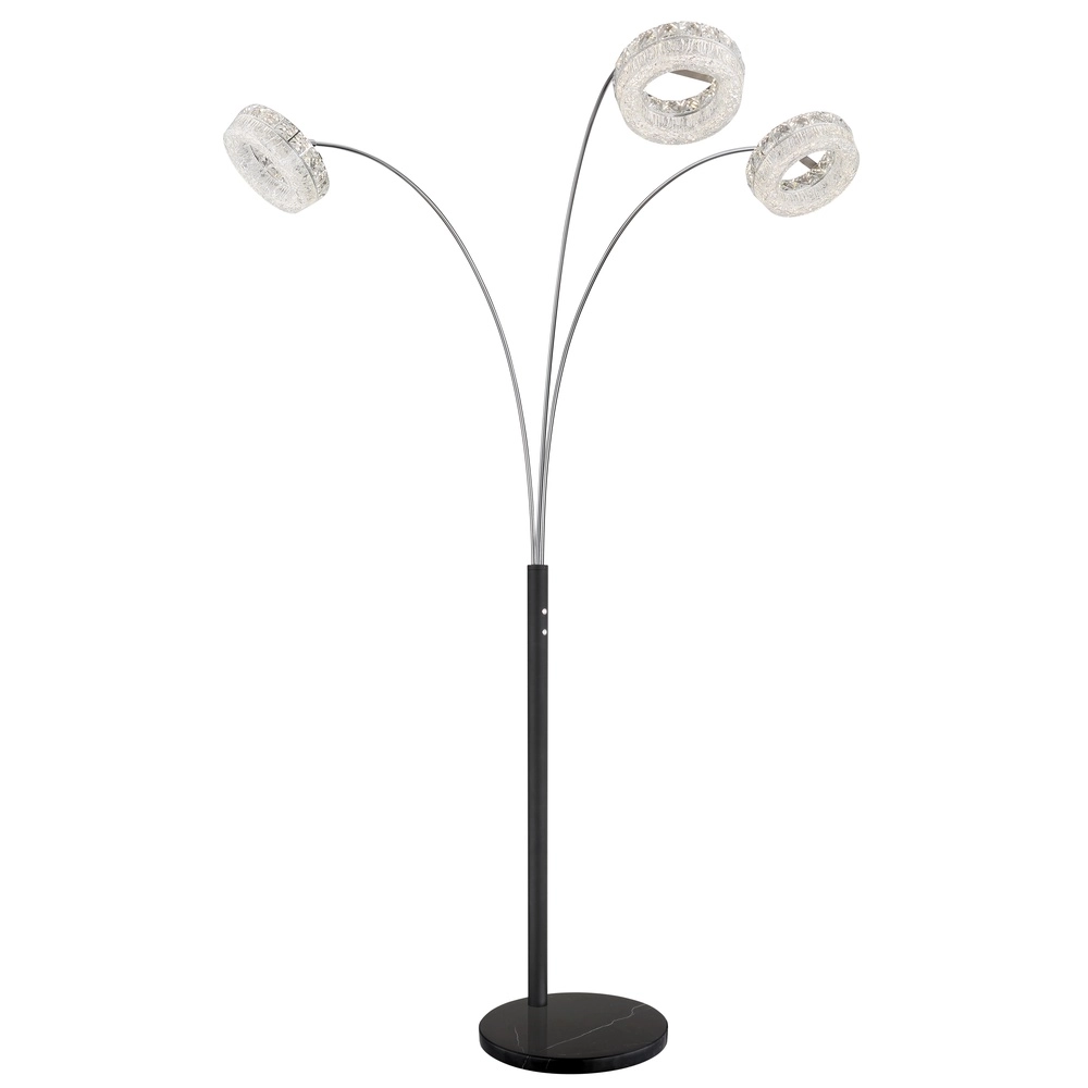 Stehlampe Laurel Schwarz Globo 9007371579044