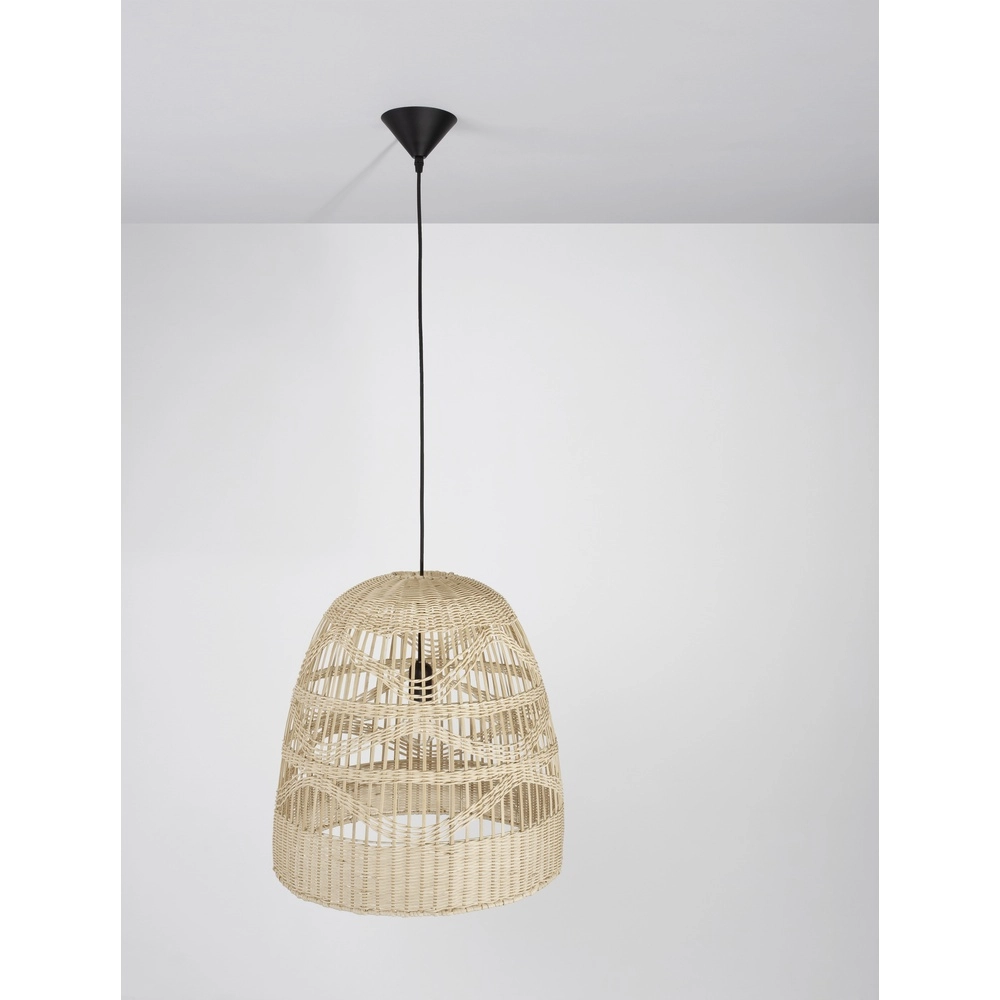 Rattan Pendelleuchte Marlo Ø 46cm Lyora 5212017438836