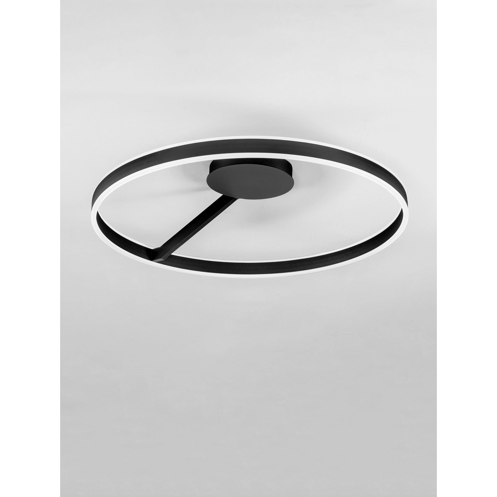 Deckenlampe Bianco schwarz Ø 80cm Lyora 5212017473851