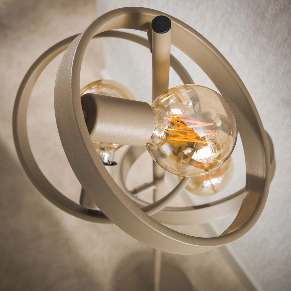 Ring-Stehlampe Hover 155 cm hoch – Sand Lyora 8716803513303