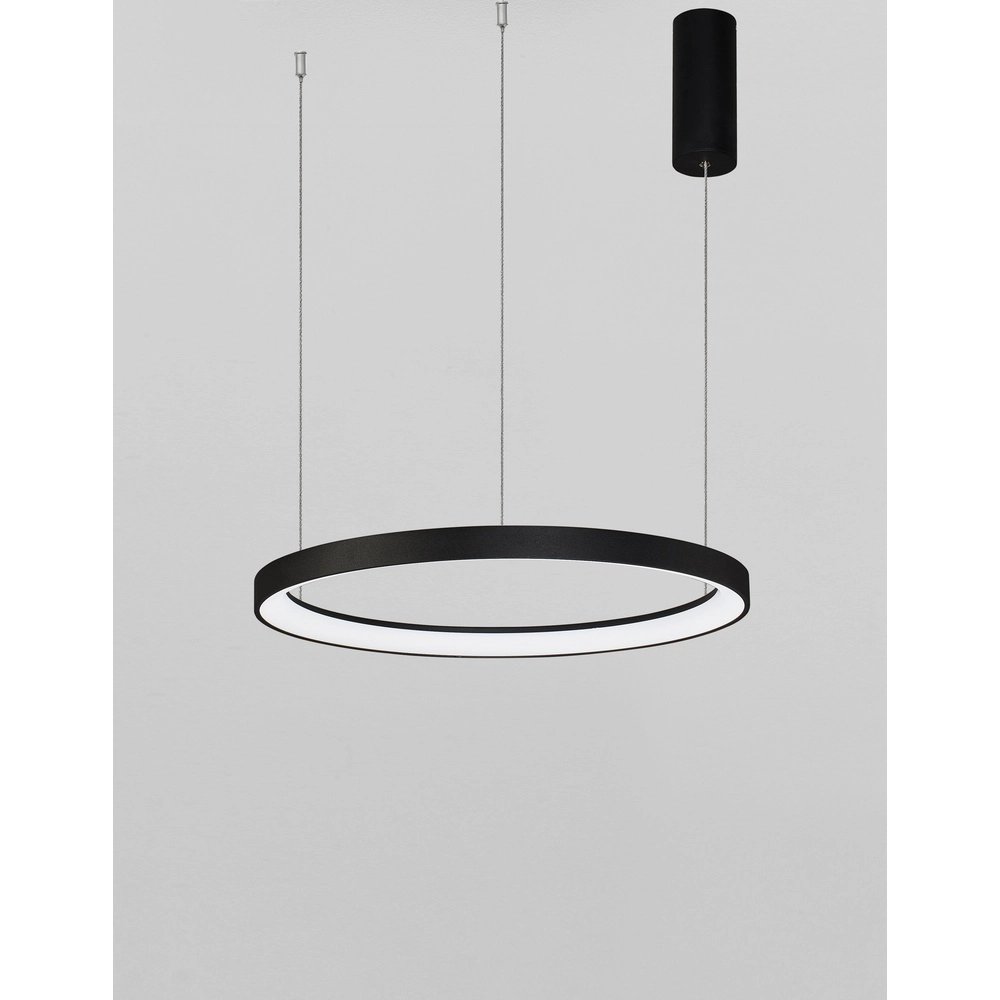 Design-Pendelleuchte Pertino schwarz Ø 48cm 2700K