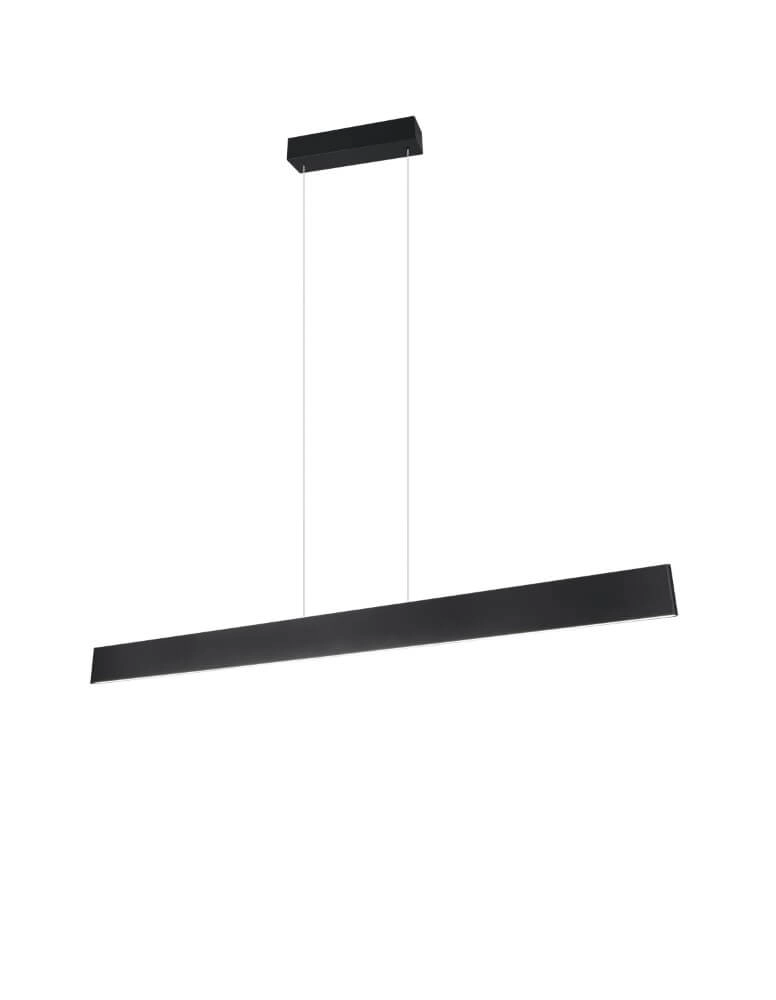 LED-Büro-Hängelampe Galway 150cm - schwarz Trio 4017807616668