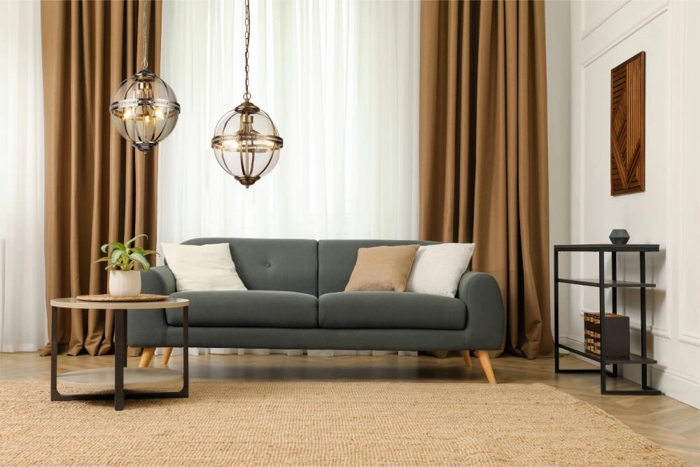 Klassische Hängelampe Coronet Chrom Searchlight 5053423243061
