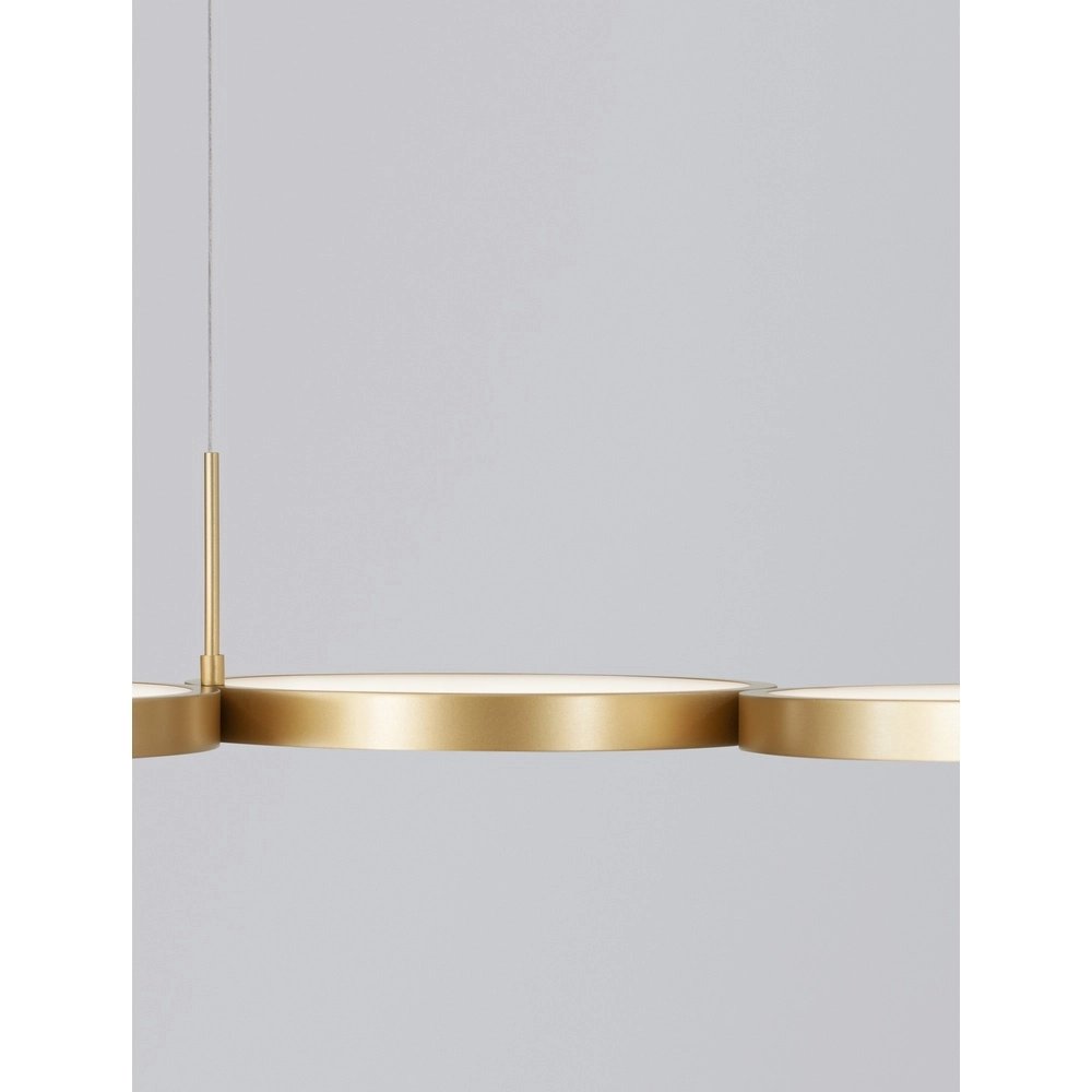 Moderne Pendelleuchte Magnus gold 84cm Lyora 5212017433190