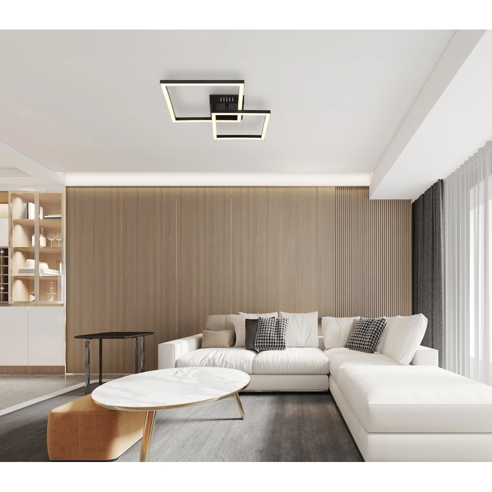 Elegante Deckenlampe Tyler Schwarz Globo 9007371453818