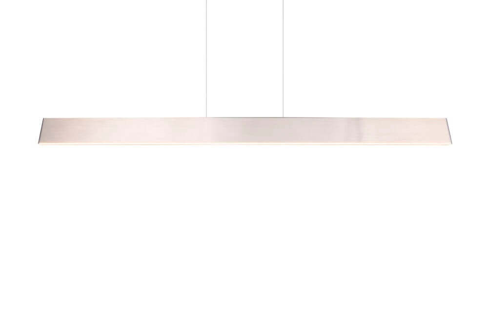 LED-Büro-Hängelampe Galway 150 cm – Edelstahl Trio 4017807616675