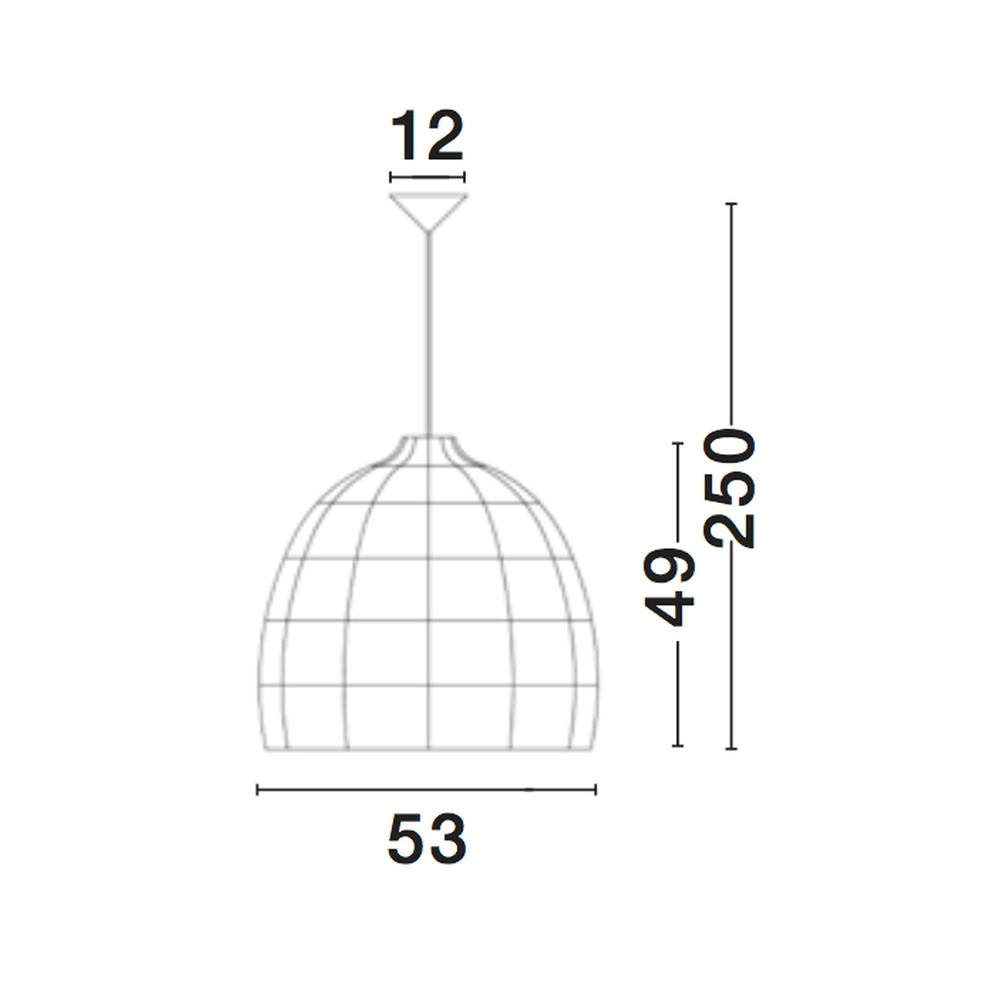 Böhmische Pendelleuchte Destin Rattan Ø 53cm Lyora 5212017416674