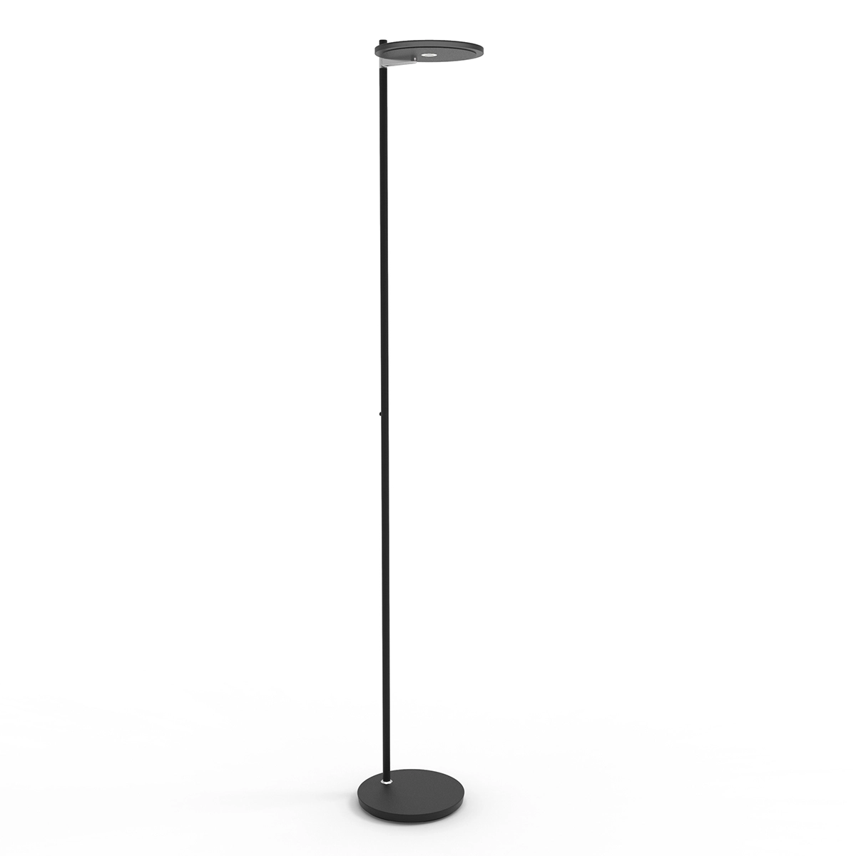 LED-Stehleuchte Turound 40 W – 2200–4000 K – 187 cm schwarzes Rauchglas Steinhauer 8712746134902